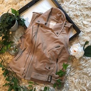 Guess Suede Zippered Vest
